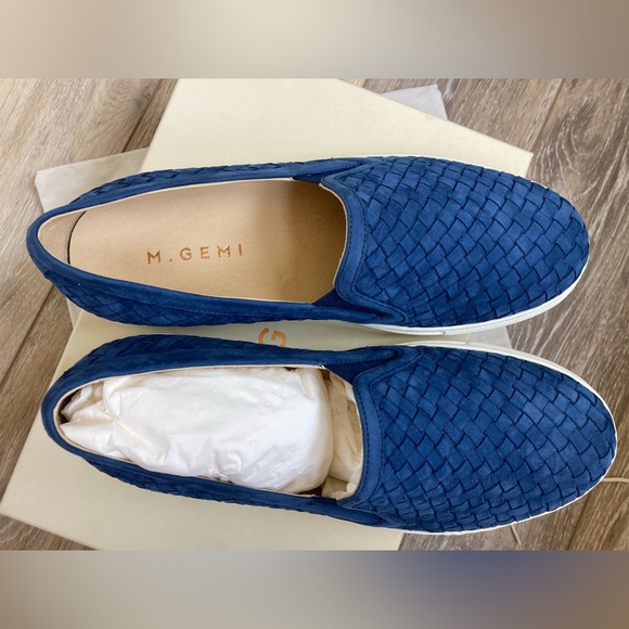 M. Gemi Cerchio Navy Loafers Size 40 NIB - Picture 8 of 11